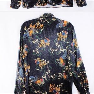 Zara men satin long sleeve